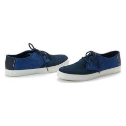 Trampki męskie: Lacoste Tenisówki Męskie 44 Niebieski