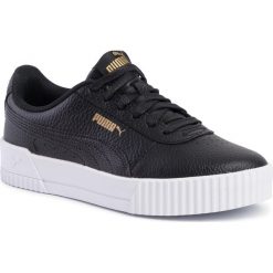 Sneakersy PUMA - Carina Lux L 370281 01 Puma Black/Puma Black. Czarne półbuty damskie Puma, na co dzień, bez wzorów, ze skóry, bez obcasa, bez zapięcia. W wyprzedaży za 209,99 zł.