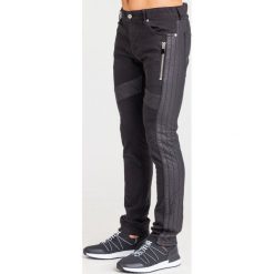 JEANSY SLIM FIT BIKER JUST CAVALLI. Czarne jeansy męskie Just Cavalli, m, bez wzorów. Za 1007,40 zł.