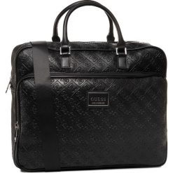 Torba na laptopa GUESS - Dan Logo (Embossed) HMDNLE P0213 BLA. Czarne plecaki męskie Guess, z aplikacjami, ze skóry ekologicznej. W wyprzedaży za 489,00 zł.