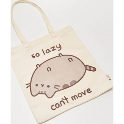 Materiałowa torba Pusheen - Kremowy. Białe torebki klasyczne damskie marki House, z materiału. Za 25,99 zł.