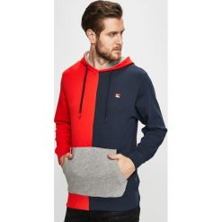 Jack & Jones - Bluza. Czerwone bluzy męskie Jack & Jones, s, bez wzorów, z bawełny, z kapturem, bez rękawów, z kapturem. W wyprzedaży za 79,90 zł.