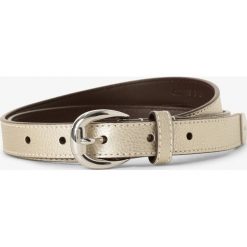 Lauren Ralph Lauren - Pasek damski, szary. Szare paski damskie Lauren Ralph Lauren, w paski, ze skóry, eleganckie. Za 229,95 zł.