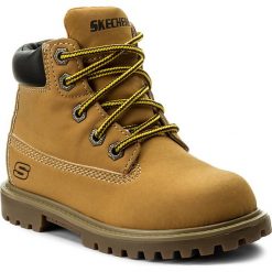 Buty zimowe chłopięce: Trapery SKECHERS – Bunkhouse 93158L/WTN Wheat