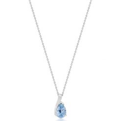 RABAT Wisiorek Złoty - złoto 375, Blue topaz. Żółte zawieszki damskie z topazem, złote. W wyprzedaży za 229,00 zł.