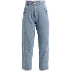 Jeansy damskie: Topshop BOUTIQUE Jeansy Straight Leg mid denim