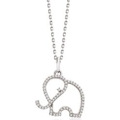 Zjawiskowy Białe Złoto Wisiorek - złoto białe 333, Diament 0,09ct. Białe łańcuszki męskie marki W.KRUK, złote. Za 599,00 zł.