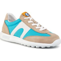 Sneakersy CAMPER - Driftie Kids K800386-001 D Multicolor. Brązowe trampki chłopięce Camper, bez wzorów, ze skóry, na sznurówki. W wyprzedaży za 169,00 zł.