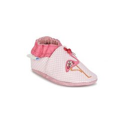Kapcie dziewczęce: Kapcie niemowlęce Dziecko Robeez PINK FLAMINGO