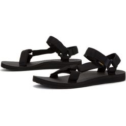 TEVA ORIGINAL UNIVERSAL > 1003987-BLK. Sandały damskie Teva, w paski, sportowe, bez obcasa, z paskami. Za 189,99 zł.