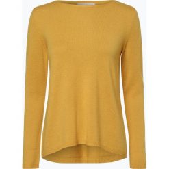 Marie Lund - Sweter damski z czystego kaszmiru, żółty. Żółte swetry damskie marki Marie Lund, s, bez wzorów, z kaszmiru, bez rękawów, bez kaptura. Za 349,95 zł.