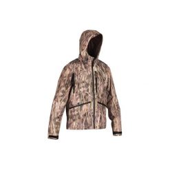 Kurtka myśliwska 500 WTP camo. Zielone kurtki męskie SOLOGNAC, xl, bez wzorów, z poliesteru, bez kaptura. Za 399,99 zł.