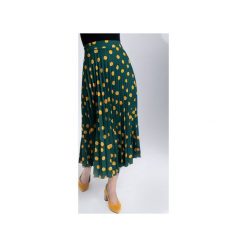 SPÓDNICA PLISOWANA GROCHY. Zielone spódniczki dziewczęce Republic of patterns, w grochy. Za 249,00 zł.