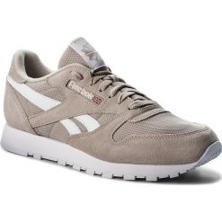 Buty Reebok - Cl Leather Mu CN5016 Parchment/White. Brązowe buty sportowe męskie marki Reebok, na co dzień, bez wzorów, ze skóry, bez zapięcia. W wyprzedaży za 269,00 zł.