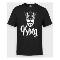 Koszulka King z Grafiką. T-shirty chłopięce MegaKoszulki, bez wzorów, z bawełny, bez rękawów. Za 54,90 zł.
