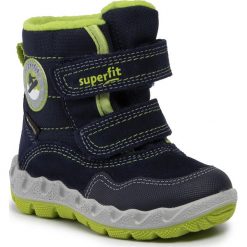 Śniegowce SUPERFIT - GORE-TEX 8-09013-80 M Blau/Grün. Niebieskie śniegowce chłopięce Superfit, bez zapięcia, gore-tex. Za 319,00 zł.