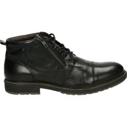 Botki męskie - G340W18214020. Czarne botki męskie Venezia, ze skóry. Za 329,00 zł.