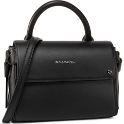Torebka KARL LAGERFELD - 205W3047 Black 999. Czarne torebki klasyczne damskie KARL LAGERFELD, bez wzorów, ze skóry, klasyczne, bez dodatków. Za 1669,00 zł.