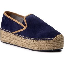 Espadryle MARC O'POLO - 703 13833801 300 Dark Blue 880. Niebieskie espadryle damskie marki Marc O'Polo, z materiału, na koturnie. W wyprzedaży za 299,00 zł.