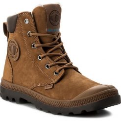 Buty zimowe damskie: Trapery PALLADIUM – Pampa Sport Cuff WPS 72992-697-M Mahogany/Chocolate