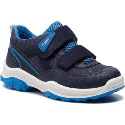 Sneakersy SUPERFIT - 4-09063-80 M Blau/Blau. Niebieskie trampki chłopięce marki Superfit, bez wzorów, z weluru, na rzepy. Za 269,00 zł.