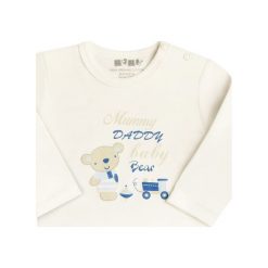 Nini Bluza Chłopięca 62 Beżowy. Brązowe bluzy chłopięce rozpinane marki Nini, z bawełny, z długim rękawem, długie. Za 39,00 zł.