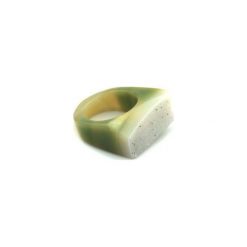 InspiRING Low Zieleń rozmiar 11. Zielone pierścionki damskie Brazi druse jewelry, z agatem. Za 270,00 zł.