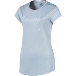 Puma Active Logo Heather Tee Cerulean Heather. Brązowe bluzki sportowe damskie marki Puma. Za 89,00 zł.