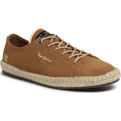 Espadryle PEPE JEANS - Tourist Lamu Suede PMS10287 Cognac 879. Pomarańczowe espadryle męskie Pepe Jeans, bez wzorów, z jeansu. Za 299,00 zł.