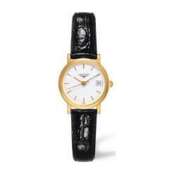 LONGINES CLASSIC ELEGANCE L4.277.6.12.0. Białe zegarki damskie LONGINES, złote. Za 7670,00 zł.