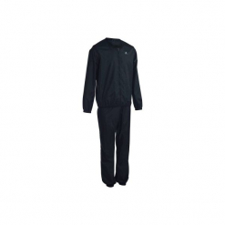 Kombinezon typu sauna fitness damski. Czarne bez kategorii marki DOMYOS, xl, z poliesteru. Za 59,99 zł.