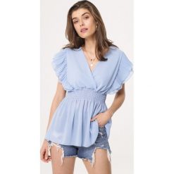 Jasnoniebieska Bluzka Habits. Niebieskie bluzki damskie Born2be, s. Za 79,99 zł.