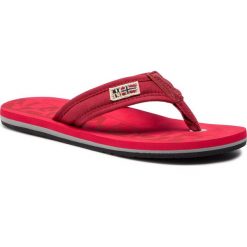 Japonki NAPAPIJRI - Stoledo N0YJN5 Cherry Red RA4. Czerwone klapki męskie Napapijri, bez wzorów, ze skóry. Za 179,00 zł.