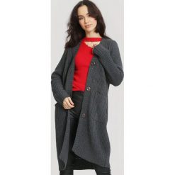 Ciemnoszary Kardigan Hold You. Szare kardigany damskie marki other, l. Za 69,99 zł.