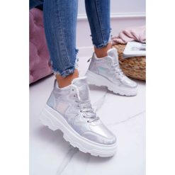 Sportowe Damskie Buty Ocieplane Na Platformie Srebrne Davan. Szare buty sportowe damskie SEA, sportowe. Za 89,00 zł.