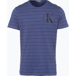 Calvin Klein Jeans - T-shirt męski, niebieski. Niebieskie t-shirty męskie Calvin Klein Jeans, l, z napisami, z jeansu. Za 229,95 zł.