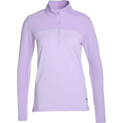 Topy sportowe damskie: Puma Golf EVOKNIT SEAMLESS ZIP Koszulka sportowa purple rose