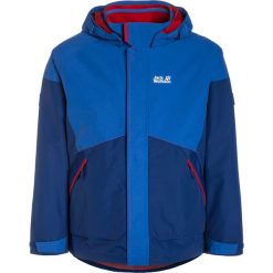 Jack Wolfskin POLAR WOLF 3IN1 Kurtka hardshell royal blue. Niebieskie kurtki sportowe damskie Jack Wolfskin, z materiału, outdoorowe. W wyprzedaży za 371,40 zł.