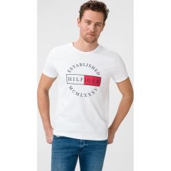Tommy Hilfiger Corp Circular Koszulka Biały. Białe podkoszulki męskie TOMMY HILFIGER, m, bez wzorów, z bawełny, bez kołnierzyka, krótkie. Za 187,95 zł.