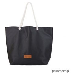 Duża torba Mili Chic MC1 - czarna. Czarne torebki klasyczne damskie Pakamera, z bawełny, duże. Za 151,00 zł.