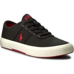 Tenisówki POLO RALPH LAUREN - Tyrain A85 XZ4YZ XY4YZ XW4RD Polo Black. Czarne tenisówki męskie Polo Ralph Lauren, z materiału, na sznurówki. W wyprzedaży za 269,00 zł.