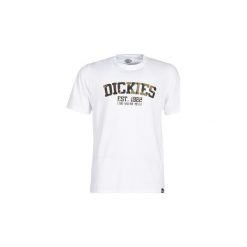 T-shirty z krótkim rękawem Dickies FINLEY. Białe t-shirty męskie Dickies, s, bez wzorów, bez kołnierzyka, krótkie. Za 92,70 zł.