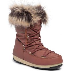 Śniegowce Moon Boot Monaco Low Wp 2 240088004. Różowe śniegowce damskie Moon Boot, bez zapięcia. W wyprzedaży za 419,00 zł.