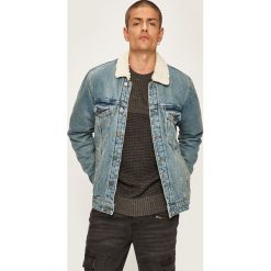 Only & Sons - Kurtka jeansowa. Niebieskie płaszcze męskie Only & Sons, s, bez wzorów, z bawełny, krótkie, bez kaptura. W wyprzedaży za 239,90 zł.