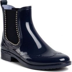 Kalosze XTI - 49304 Navy. Niebieskie kalosze damskie Xti, z aplikacjami, z tworzywa sztucznego. W wyprzedaży za 139,00 zł.