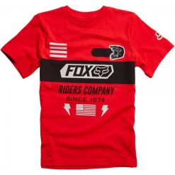 T-shirty chłopięce: FOX T-Shirt Chłopięcy Osage Ss Tee 116 Czerwony