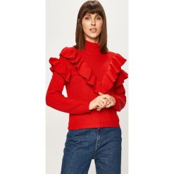 Glamorous - Sweter. Czerwone swetry damskie Glamorous, s, z bawełny. W wyprzedaży za 119,90 zł.