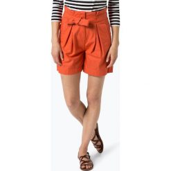 Tommy Hilfiger - Spodenki damskie – Jena, pomarańczowy. Pomarańczowe szorty damskie TOMMY HILFIGER, bez wzorów. Za 349,95 zł.