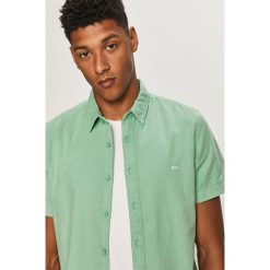 Levi's - Koszula. Zielone koszule męskie Levi's®, s, bez wzorów, z bawełny, klasyczne, z klasycznym kołnierzykiem, z krótkim rękawem. Za 219,90 zł.