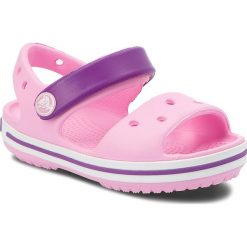 Sandały dziewczęce: Sandały CROCS – Crocband Sandal Kids 12856 Carnation/Amethyst